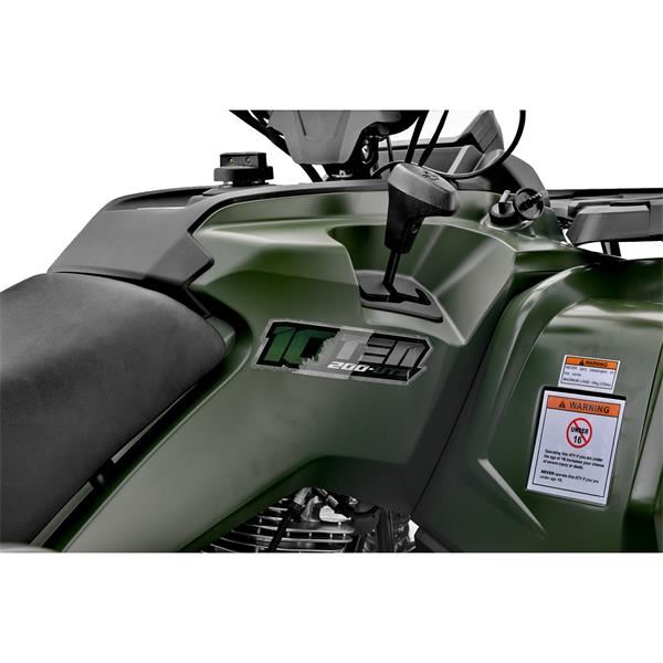 10Ten 200U-T3 176cc Green Quad Bike