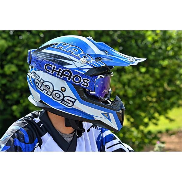 Chaos Adults MX Goggles Blue