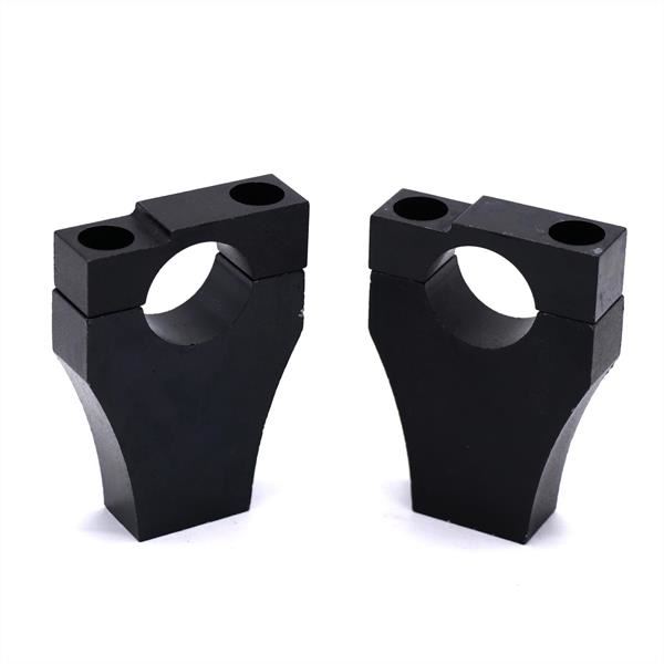 Pit Bike Black Fat Bar Oval Clamps 28mm