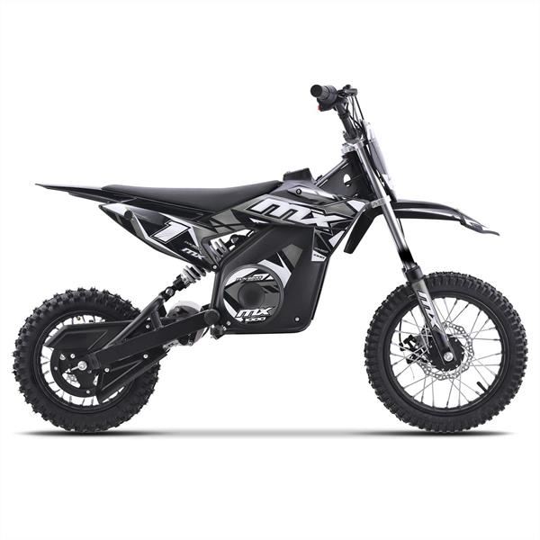 FunBikes MX1000w Grey Kids Electric Dirt Bike