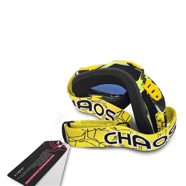Chaos Adults MX Goggles Yellow