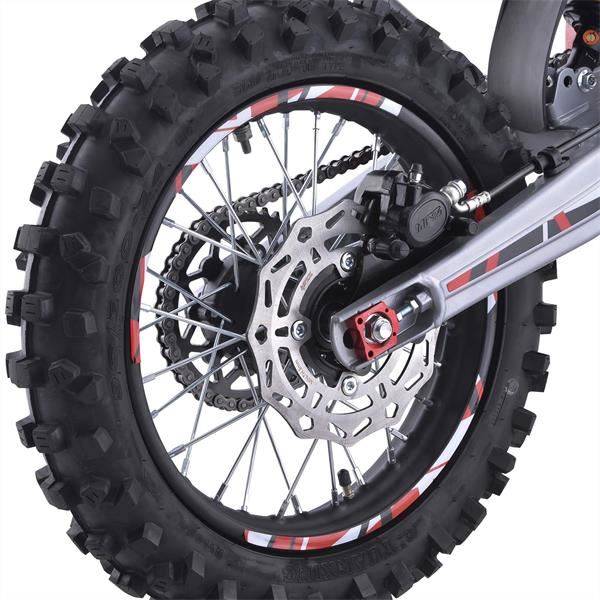 M2R RS-R 125 125cc 17/14 86cm Red/White Dirt Bike