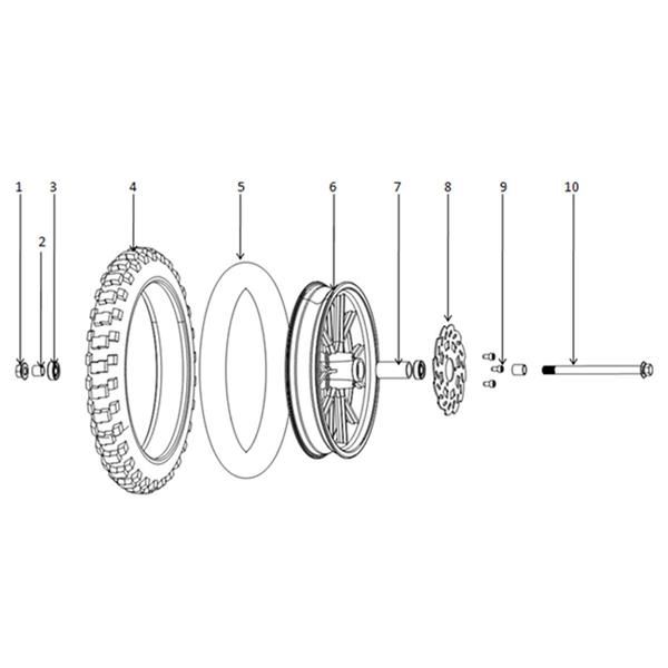 FunBikes MXR Dirt Bike Brake Disc