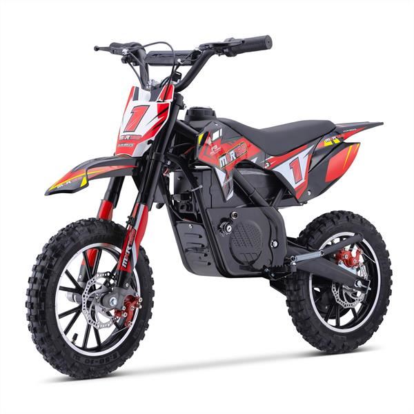 FunBikes MXR 790w Lithium Electric Motorbike 61cm Red/Black Kids Dirt Bike