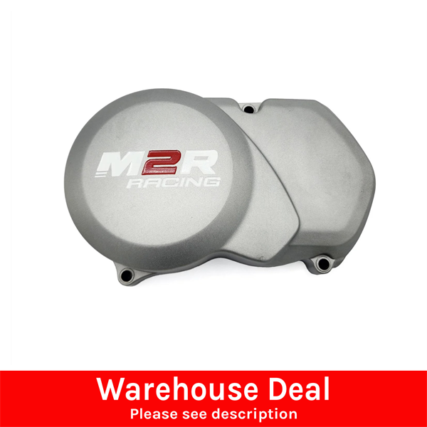 M2R Pit Bike Engine Sprocket Cover Silver WH Deal