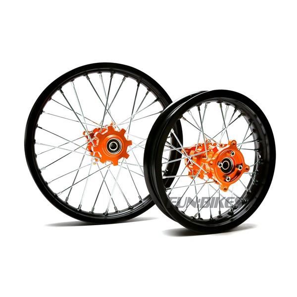 Pit Bike Wheel Rims 14 12 SDG CNC Gold Hub
