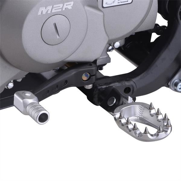 M2R RS-R 125 125cc 17/14 86cm Black/Grey Dirt Bike