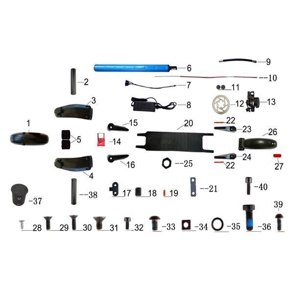 Gotrax GXL H853 Electric Scooter Motor Transfer Line