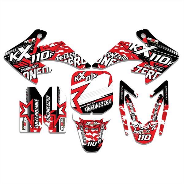 M2R KX110F Pit Bike Sticker Set