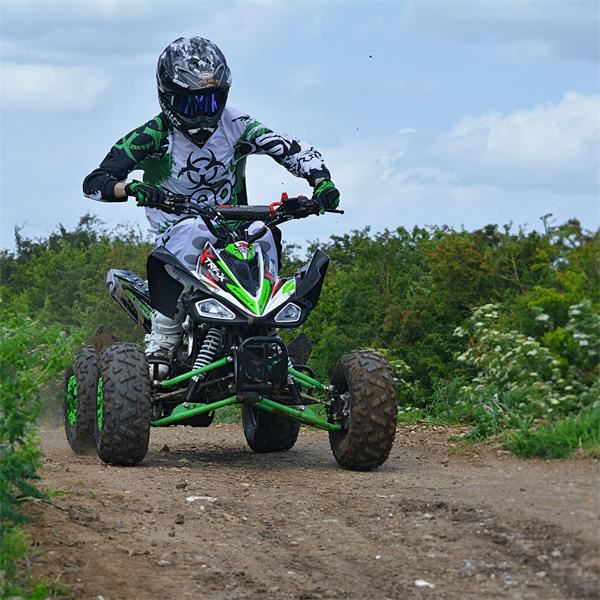 FunBikes Xtrax Sport 125cc Petrol Green Junior Quad Bike