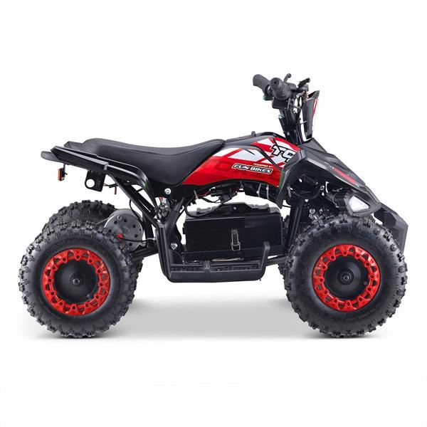 FunBikes Toxic 800w Black Red Kids Electric Mini Quad Bike