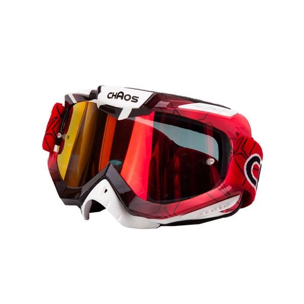 Chaos Adults MX Goggles Red