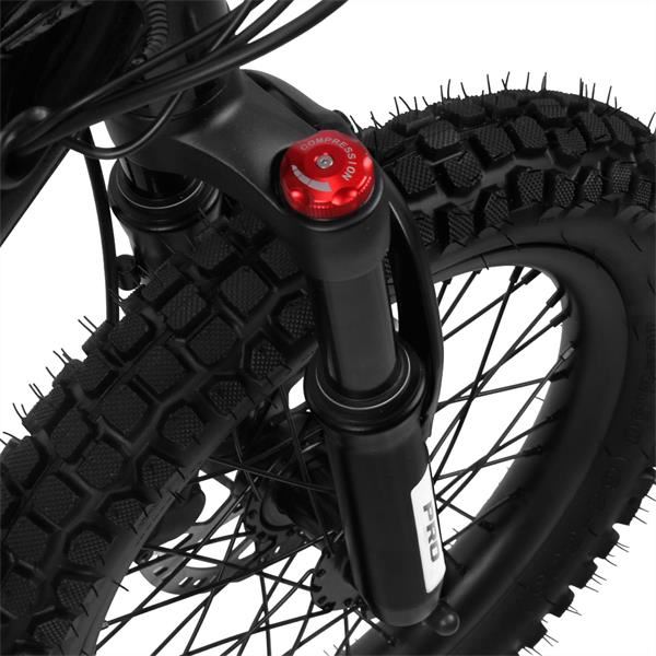 Amped A16 Pro 400w 36v 5ah Li Black Kids Electric Balance Bike