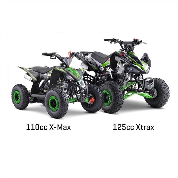 FunBikes X-Max Roughrider 110cc Petrol Red Junior Quad Bike