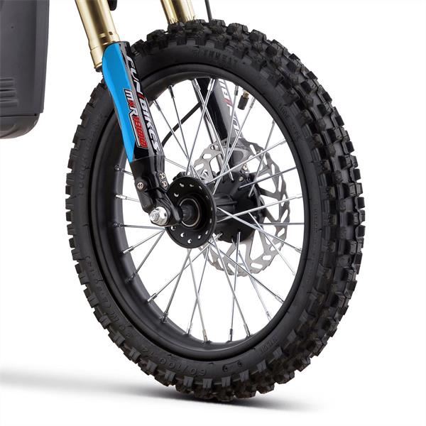 FunBikes MXR 1500w 48v Lithium Electric Motorbike 14/12 68cm Blue Kids Dirt Bike