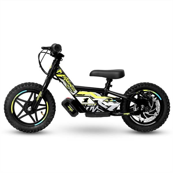 Amped A10 150w 18v 5.2ah Li Black Kids Electric Balance Bike