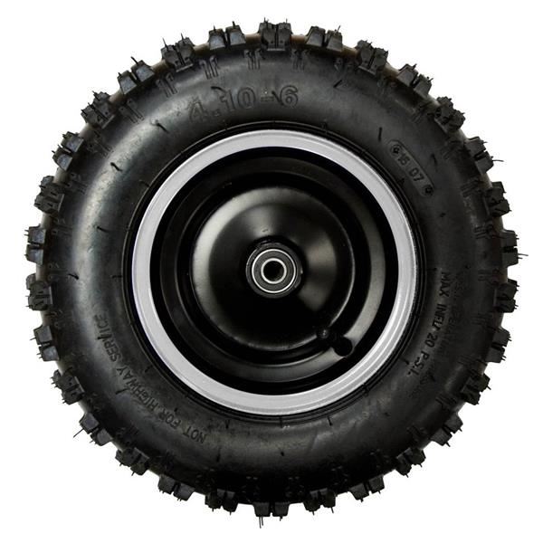 Funbikes Toxic Electric Mini Quad White Front Wheel