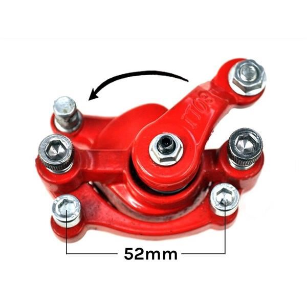 FunBikes Ranger 50cc Mini Quad V2 Front Left Brake Caliper Red