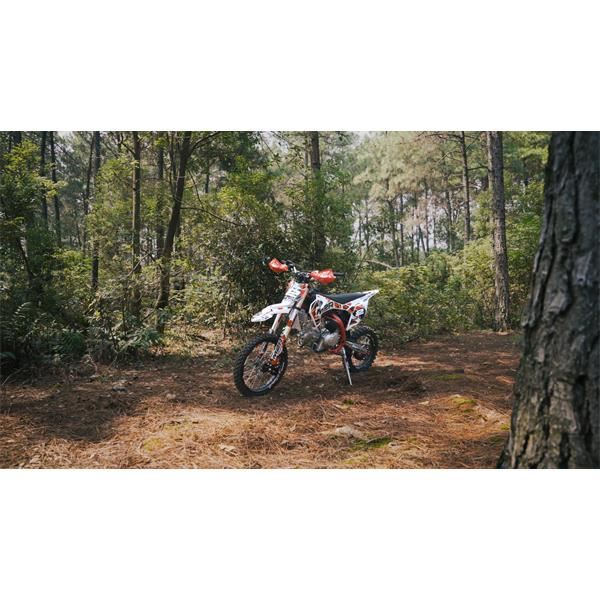 M2R RS-R 125 125cc 17/14 88cm Red/White Dirt Bike