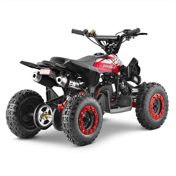FunBikes Toxic 50cc Red Kids Petrol Mini Quad Bike