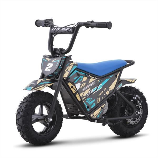 FunBikes MB250 43cm Motorbike 250w Blue Electric Kids Monkey Bike