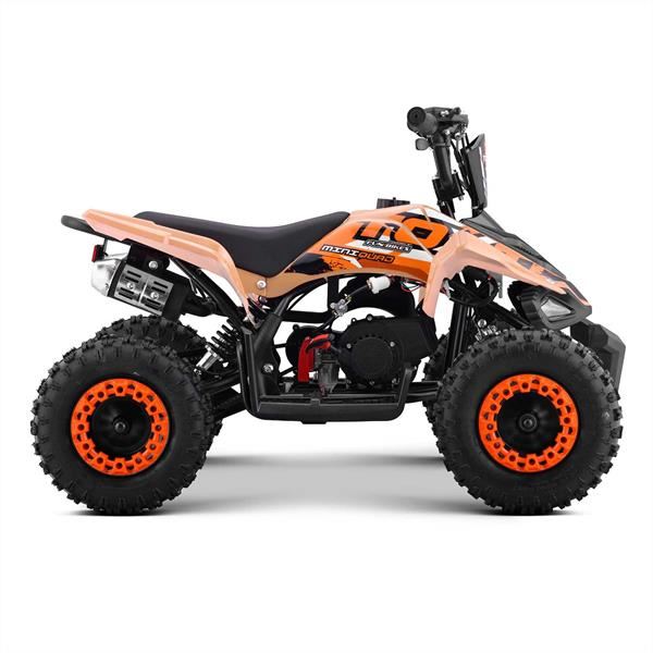 FunBikes Toxic 50cc Orange Kids Mini Petrol Quad Bike