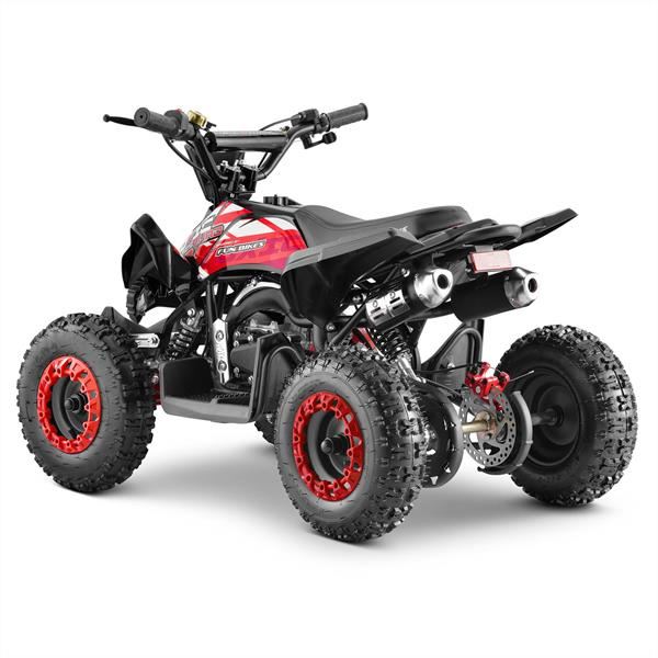 FunBikes Toxic 50cc Red Kids Petrol Mini Quad Bike