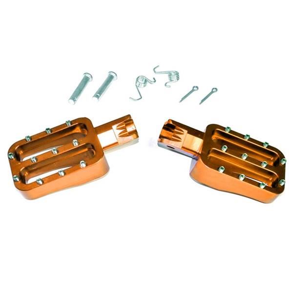 Gold CNC Pit Bike Foot Pegs