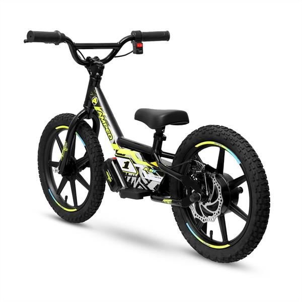 Amped A16 180w 18v 5.2ah Li Black Kids Electric Balance Bike