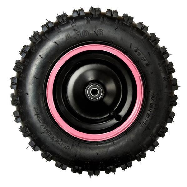 Mini Quad Bike Pink Front Wheel