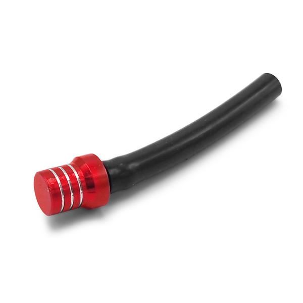 M2R RS-R 250cc Dirt Bike Fuel Cap Breather Hose & CNC Red