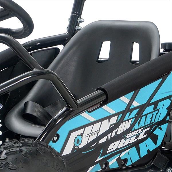 FunBikes Funkart Pro 98cc Blue Kids Petrol Go Kart