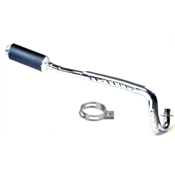 Pit Bike Big Bore Exhaust CNC Silver CRF70