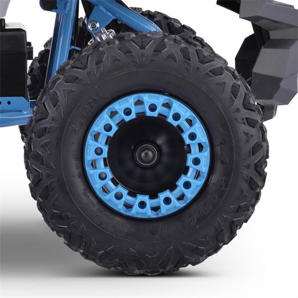 Funbikes Ranger 1000w Nardo Grey/Blue Kids 2024 Premium Electric Mini Quad Bike
