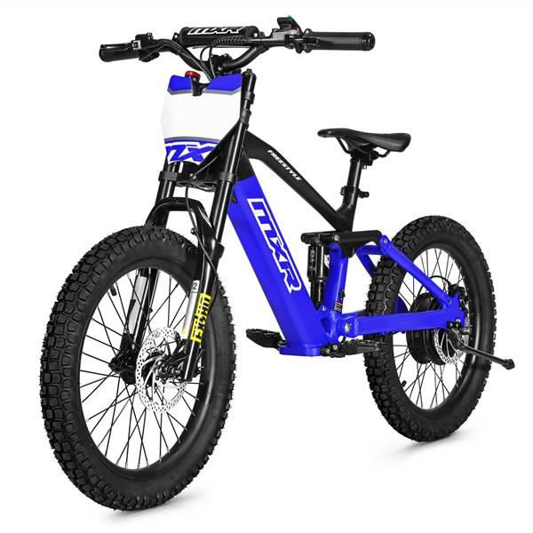 FunBikes MXR Freestyle 20 750w 36v Li 20/20 Blue Electric MX Bike