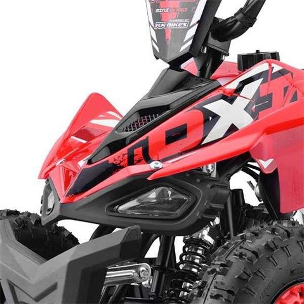 FunBikes Toxic 50cc Red Kids Mini Petrol Quad Bike