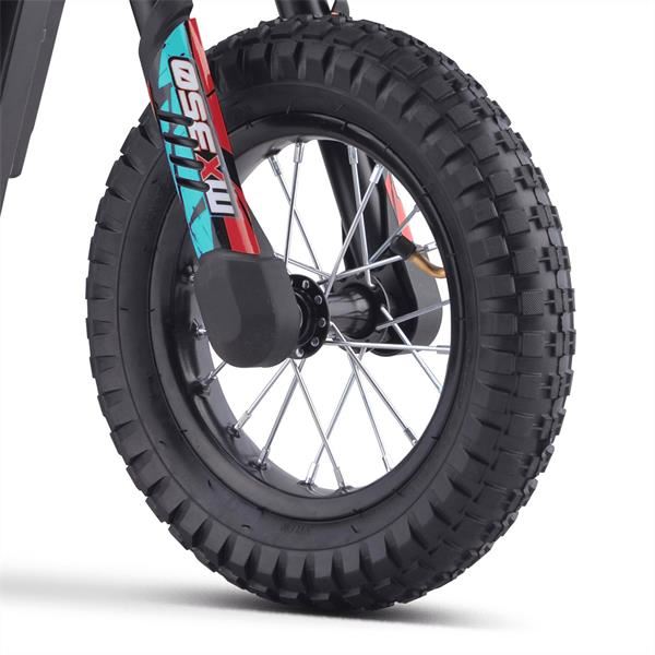 FunBikes MX350 36v 12/12 51cm Lithium Red Electric Kids Dirt Bike