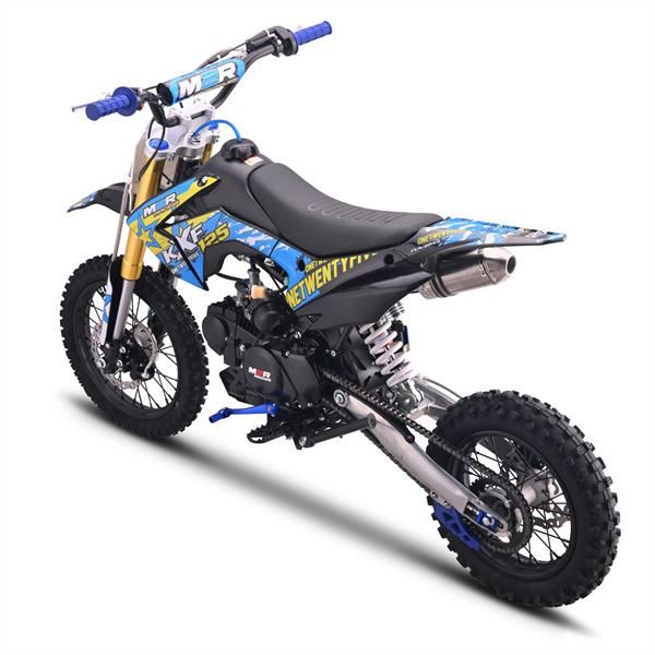 M2R Racing KXF125 120cc 14/12 76cm Black Blue Pit Bike