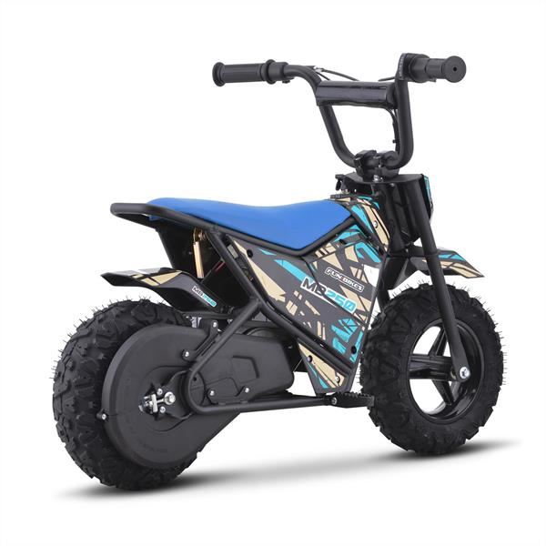 FunBikes MB250 43cm Motorbike 250w Blue Electric Kids Monkey Bike