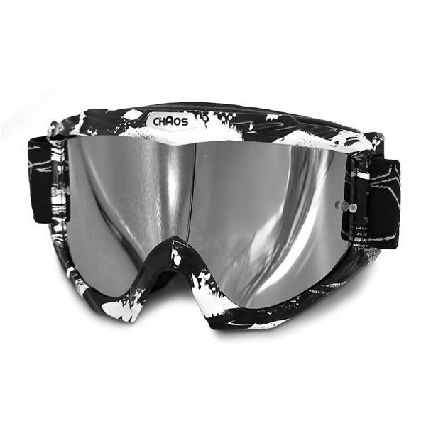 Chaos Kids MX Goggles Black/White