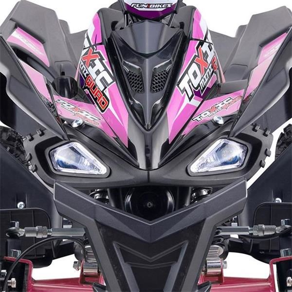 FunBikes Toxic 800w Black/Pink Kids Electric Mini Quad Bike V2