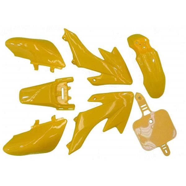Pit Bike Plastics Set CRF 50 Yellow