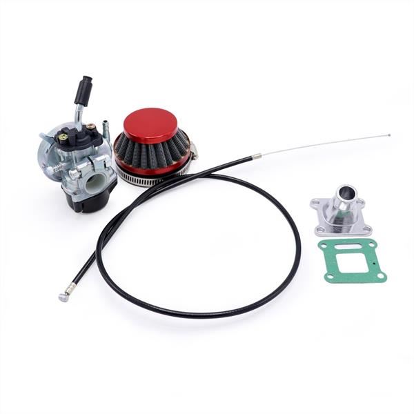 Mini Moto, Motard, Dirt Bike Carburetor Upgrade Kit Red - 15mm