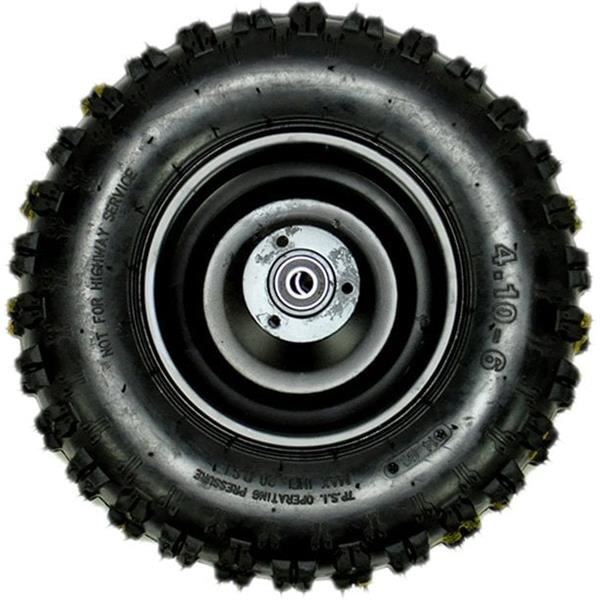 Funbikes Toxic Electric Mini Quad White Front Wheel
