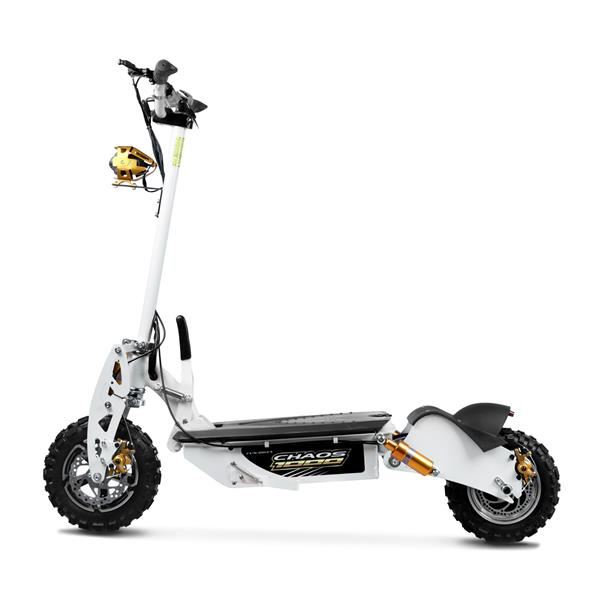 Chaos 1000w 48v SLA Hub Drive White Off Road Electric Scooter