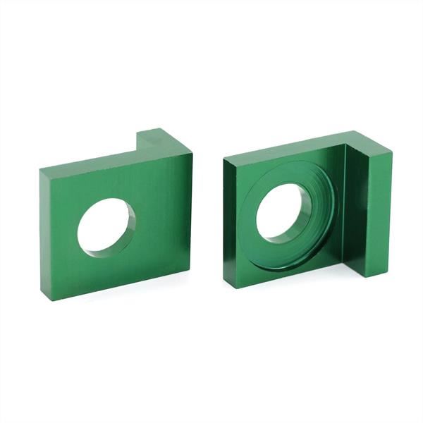 M2R KXF125 Pit Bike Green Alloy Chain Adjuster