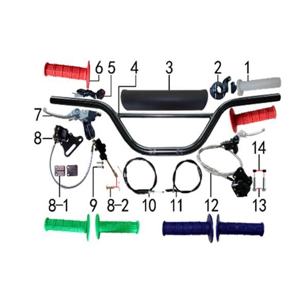 M2R KXF125 Pit Bike Clutch Cable Pull Up