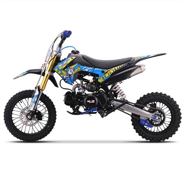 M2R Racing KXF125 120cc 14/12 76cm Black Blue Pit Bike