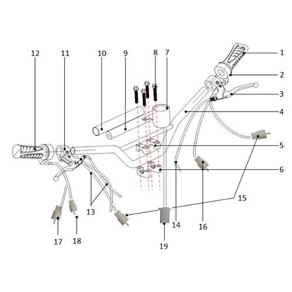 Funbikes 96 Electric Mini Quad Throttle
