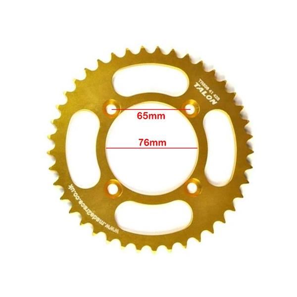Pit Bike Rear Sprocket - TALON - 428 Pitch